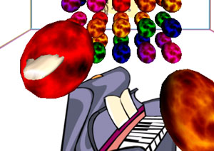 Grabbing a ball in Room 1