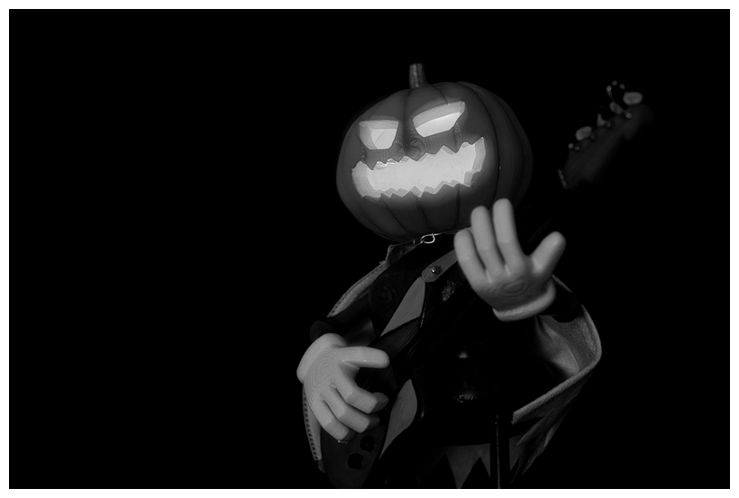 Mr. P completed figure with LED illumination