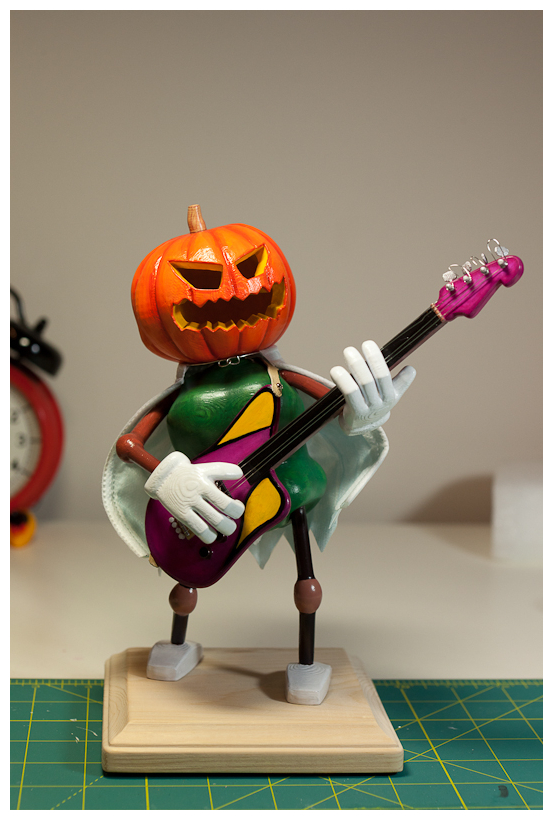 Final assembled and painted Mr. P figure