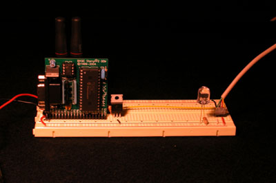 Main circuit with radio module