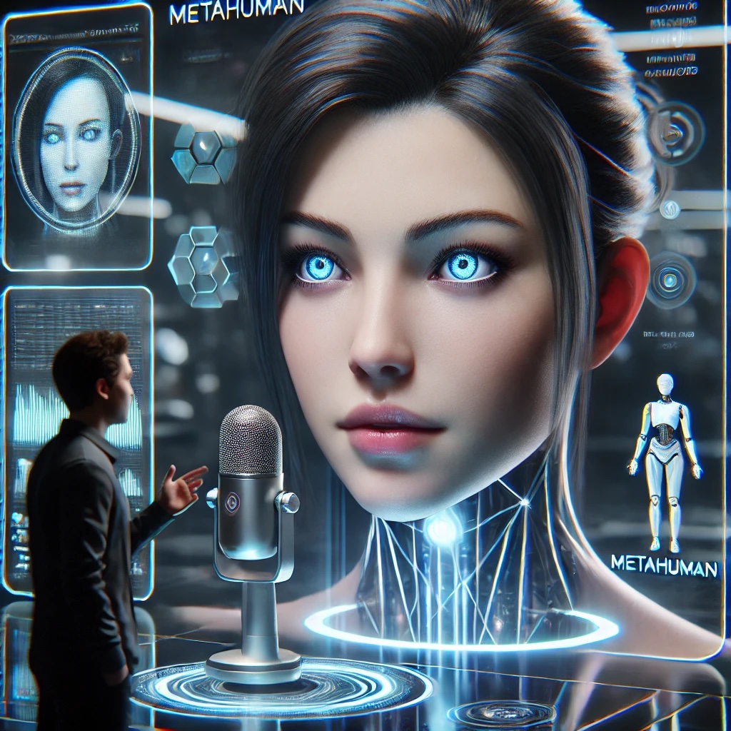 Real-Time Communication with Metahuman Technology