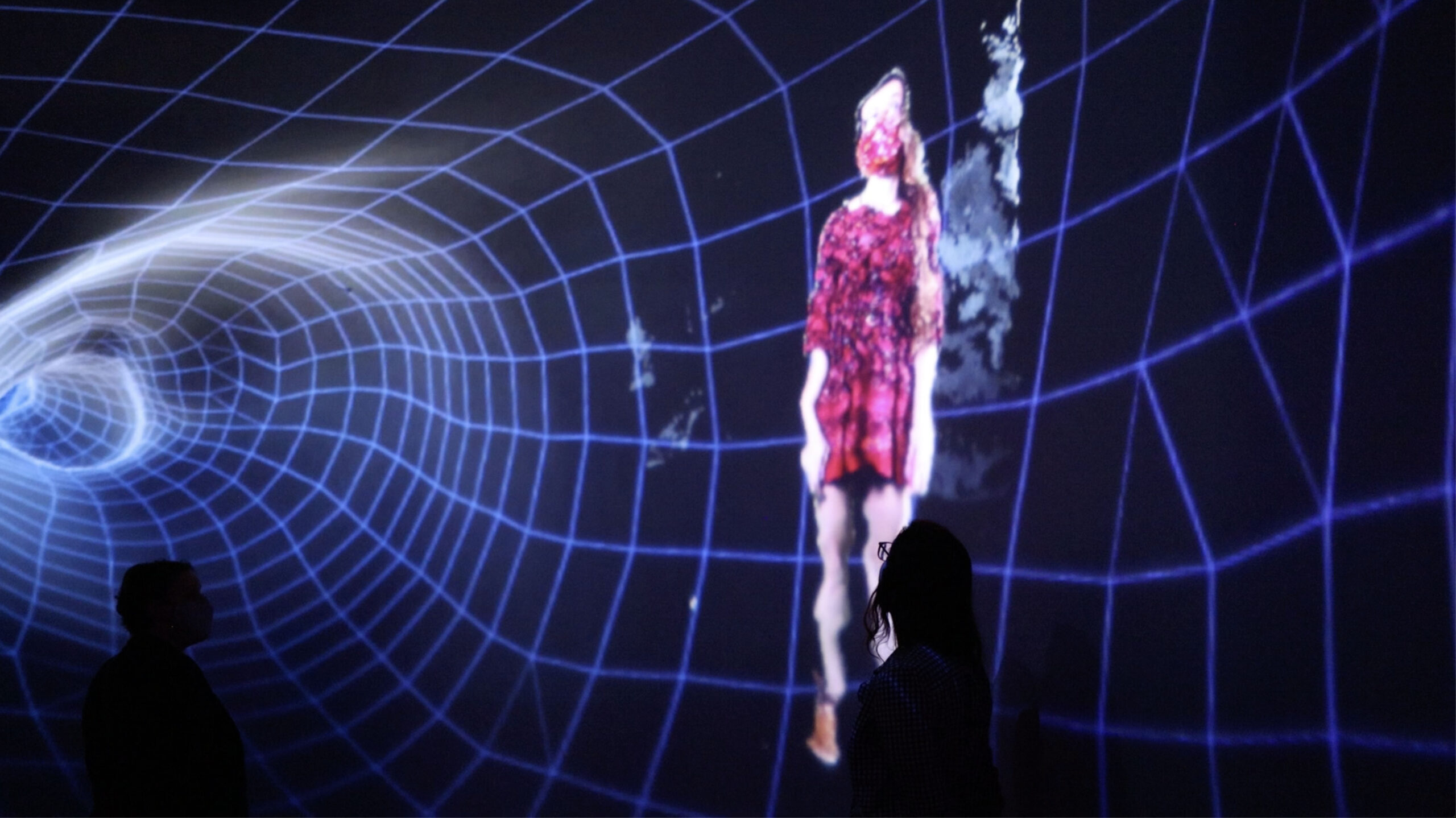 Screenshot of collective reflection visualization