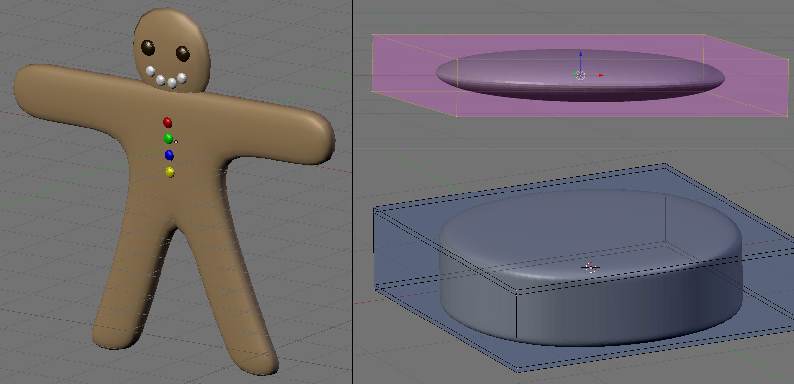 Body shape comparison between tutorial and refined model